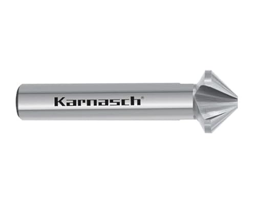 Karnasch Avellanador cónico HSS-XE, DIN 335, tipo C, 100 grados, 3 caras, división irregular de diámetro = 6,3 mm Cover