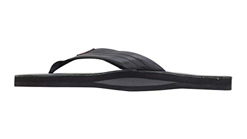 Image of Rainbow Sandals Women's Classic Leather Black Single Layer Size: Small (B) M US