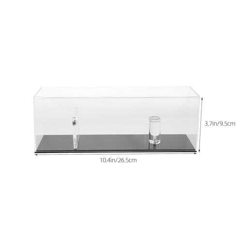 Présentoir de couteaux acrylique pliable compact et transparent