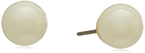 Image of Anne Klein Women's Pearl Stud Earrings, Layered Statement Fashion Jewelry for Everyday and Evening Wear