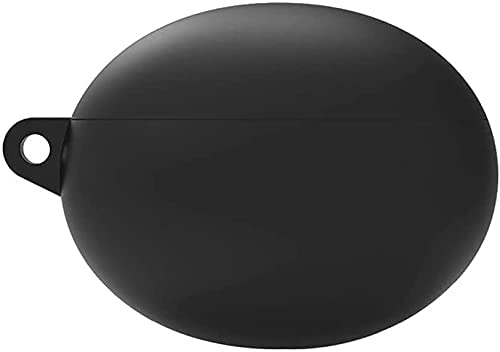 AWHProtective Case for Huawei Freebuds 4i Silicone Cover Shockproof Earphone Case Soft Thin Anti Slip Earbud 360 Degree Full Safety, (Black)