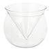 Luxshiny Glass Caviar Chiller Server Set Liquor Cocktail Enfriador Copa de Vino Copas de Vino Martini Coplas de Copa para KTV Home Bar Body Fiesta