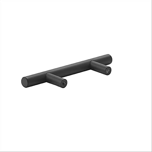 Image of Amerock Bar Pulls 2-1 /2 (64 mm) Center-to-Center Matte Black Cabinet Pull - 10 Pack | 2-1 /2 inch (64mm) Center-to-Center Mounting Distance and 4-7 /8 inches Overall Length, Durable Carbon Steel Cabinet Hardware