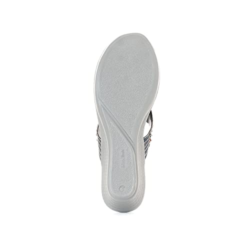 Image of Khadim's Wedge Heel Slip-On Sandal for Women