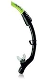 Aqua Lung Impulse 2 2-Valve Non-Flex Snorkel (Black/Neon Yellow)