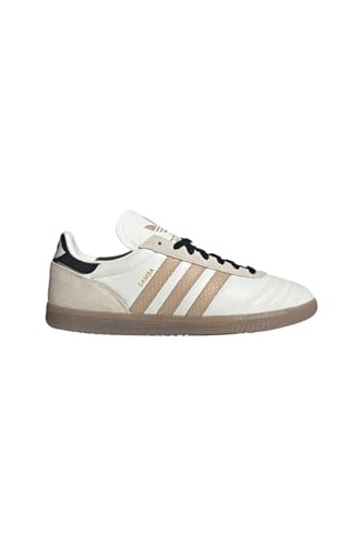 Sneakers en cuir adidas Samba JP JQ7824 baskets basses crème beige noir
