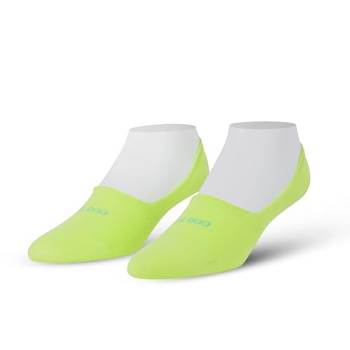 Image of Odd Sox - Basix Large No Show Socks - Soft Cotton Blend Low Profile Athletic Fit - Pastel & Bright Colors