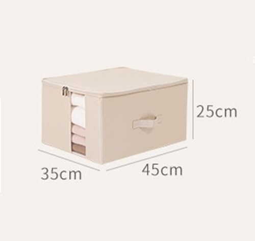 Cajas para mudanzas y almacenamiento de ropa beige de 45x35x25 cm 3