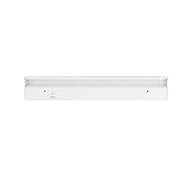 WAC Lighting BA-AC18-CS-WT 3-CCT Selectable and Rocker Switch LED Bar Light, 18 Inches, White