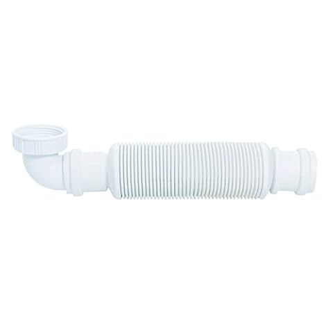Senzo syfon bardzo płaski do mebli, umywalek, umywalek, 25,24 cm szerokości, 5,4 cm wysokości