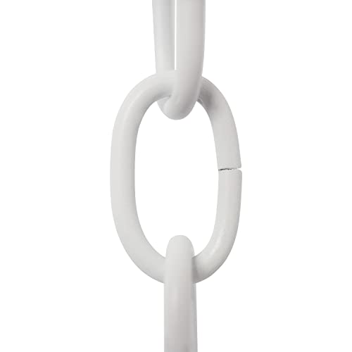 Image of RCH Hardware CH-S56-11S-WHT Steel Chandelier Chain 9 Gauge, White (1 Foot)