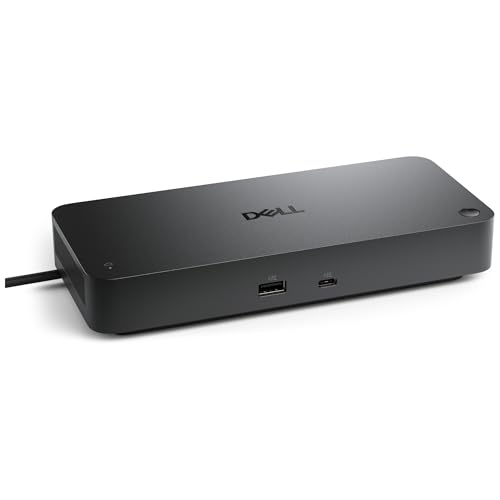 Image of Dell Pro Smart Dock SD25 130W USB C Docking Station, 4 Display (Black) | Up to 130W Pd, Supports 4 Displays, 2.5gbe, 4x USB-a Plus USB-C, Remote Firmware Updates