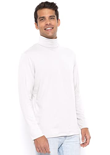 STRETCH IS COMFORT Men’s Oh So Soft Luxe Long Sleeve Stretch Turtleneck2