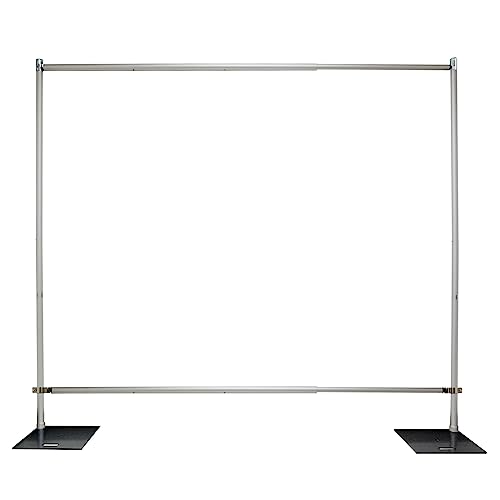 Crowd Control Center Pipe & Drape Backdrop Kit (Step & Repeat) - upgraded