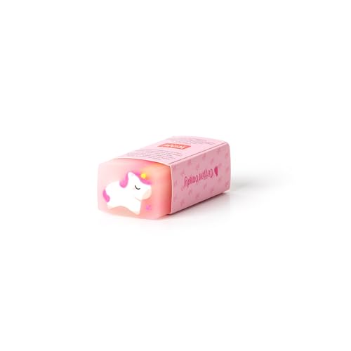 Legami - Duftgummi Jelly Friends 2 2 x 5 cm Einhorn-Thema Aroma Zuckerwatte weiches und sauberes Löschen