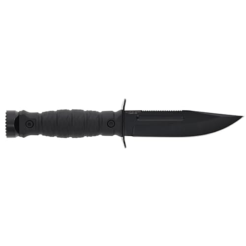 Smith & Wesson Faca de sobrevivência M&P Special Ops High Carbon S.S. Full Tang com ponta de clipe,