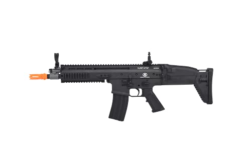 SOFT AIR USA FN Scar L AEG Electric Airsoft Rifle with Metal Gears, Black, 375 FPS, (200954)