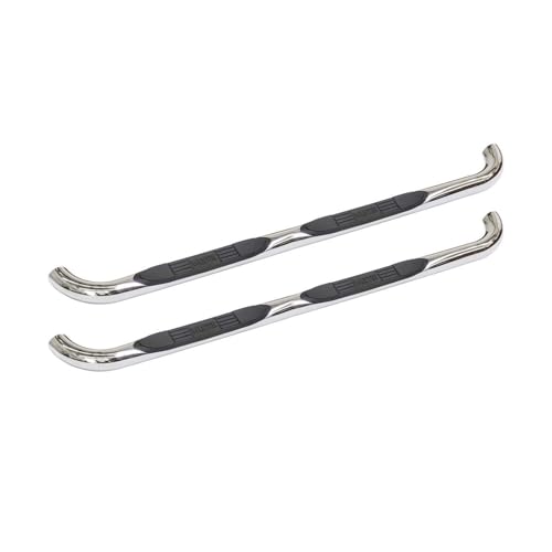 Westin 23-2400 E-Series 3 Round Nerf Bars fits 2004-2006 Tundra Double Cab Polished Pair