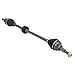 Detroit Axle - Front Right CV Axle for Chrysler Sebring 200 Dodge Journey Avenger, Passenger Side CV Axle Assembly Replacement