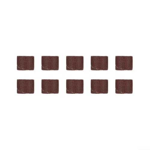 Aluminum Oxide Sanding Drum Kit for Rotary Tools, Self-Expanding Rubber Mandrel with Abrasive Sleeves, Small and Large Sanding Drums, Metal Polishing and Wood(Big circle)