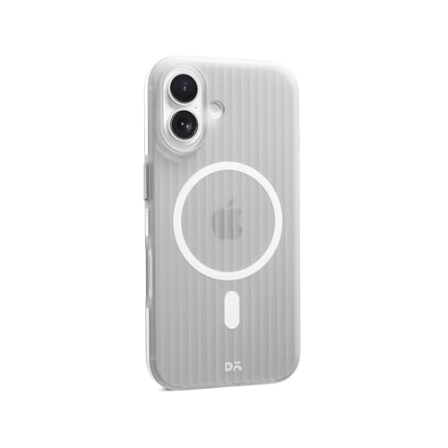 Image of DailyObjects Beam 2.0 Magnetic Protective Case Cover Compatible with iPhone 16 Plus |Magsafe|Camera & Body Protection|Anti Shock,Scratch Resistant|Precise Cutouts Design|Wireless Charging-White