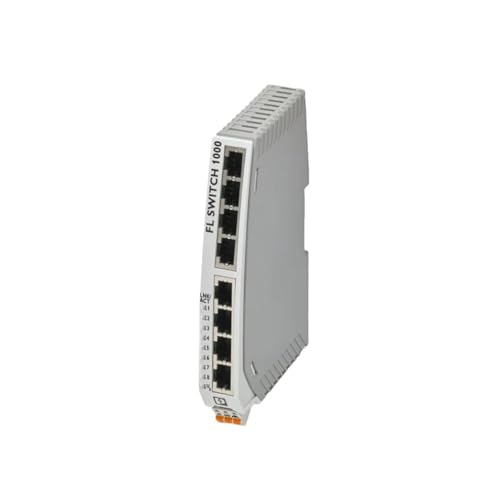 Commutateur Ethernet industriel FL 1008N rail DIN pour connexion stable 1085256