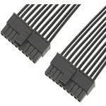 Molex/Waldom, 214750-2102, Cable Assembly UL 10002 0.3m 18AWG Wire to Board to Wire to Board 10 to 10 POS F-F Crimp-Crimp Bag (19 Item/s)