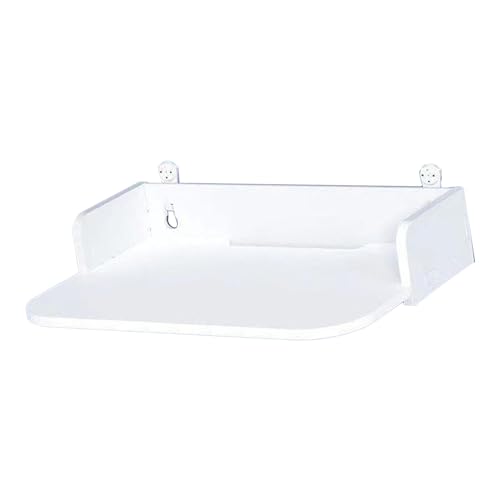 Zerodis Organizer-Regal, Aufbewahrungsregal aus Hochwertigem Material mit Einfacher Installation, Platzsparendes Design für Schlafzimmer, Büro, Wandmontage, Projektor (S)