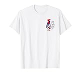 Un coq aux couleurs du drapeau français. Parfait pour tous ceux qui aiment la culture et le sport français. Votre choix pour le match de football