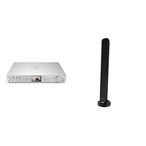 Hama HiFi-Tuner DIT2105SBTX Internet Radio, DAB/DAB+, Silber & DAB-Zimmerantenne für Radio (DAB, DAB+, UKW, Digitale…
