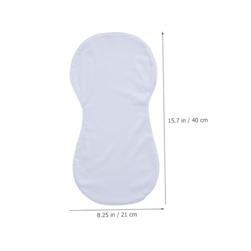 3 pcs Blank Sublimation Burping Cloths for Baby Heat Transfer DIY Burp Cloths Double Layer Infant Burping Towel Soft Cotton for Newborns and Easy Sublimation2
