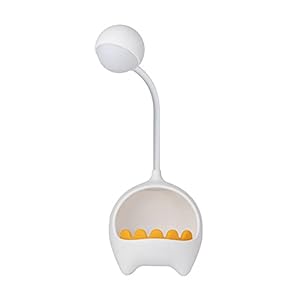 YCLZNB Lampada da scrivania, PORTATO Lampada da scrivania, 1W, 5V1A, ABS+PC, 4000K La luce bianca calda, l’interruttore a spinta, moderno e semplice, può essere utilizzato in varie scene come soggiorn