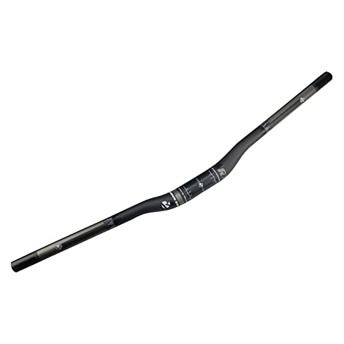 RXL SL 3 K Fibra de Carbono Completo MTB Bicicleta de Montaña Manillares Elevador Barra Plana Gris Mate (Riser 700mm)