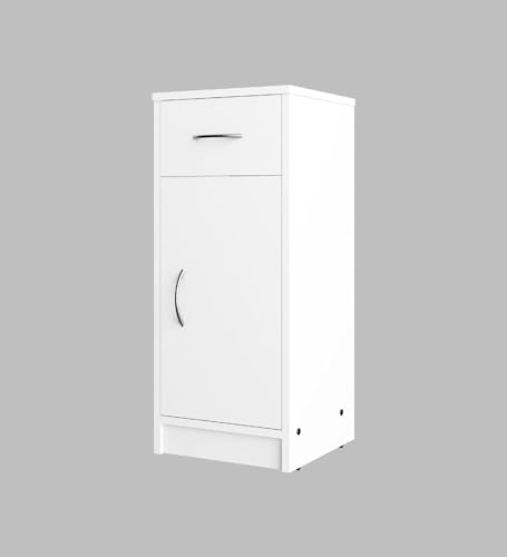 Image of Nest Multipurpose Storage Unit | Engineered Wood | Free-Standing Cabinet | White Finish | Spacious & Durable | Easy Knock-Down Assembly