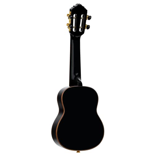 Ortega Guitars Ukulélé Soprano noir – Série Onyx – housse Deluxe incluse – épicéa/acajou (RUOX-SO) - Les Beatles, Paul McCartney, John Lennon, RIngo Starr, George Harrison Ortega Guitars Ukulélé Soprano noir - Série Onyx - housse Deluxe incluse - épicéa/acajou (RUOX-SO) – Image 5