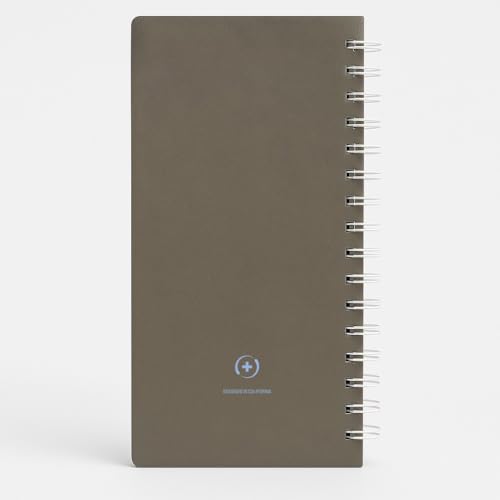 Image of Rounds Nurse Brain Notebook (9.5 inch x 4.75 inch) - 100 Patient Templates & SBAR Shift Handoffs - Essential Clinical Notebook for Nursing School - RN Accessories & Nurse Appreciation Gift