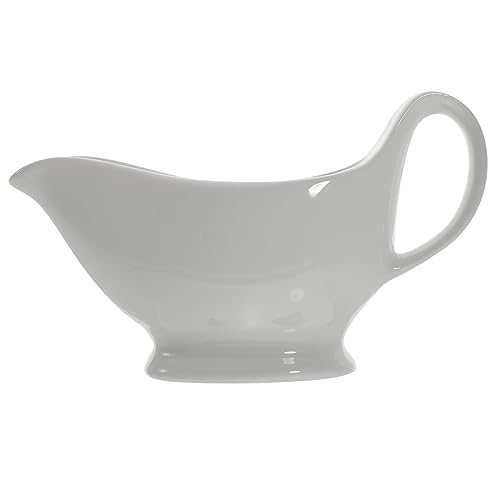 KICHOUSE Juice Bucket Coffee Creamer Pourer Syrup Pitcher Condiment Bowl Tea Creamer Pitcher Salad Dressing Dispenser Milk Frother Cup Sugar Pourer Condiment Boats Gravy Boat White Ceramics