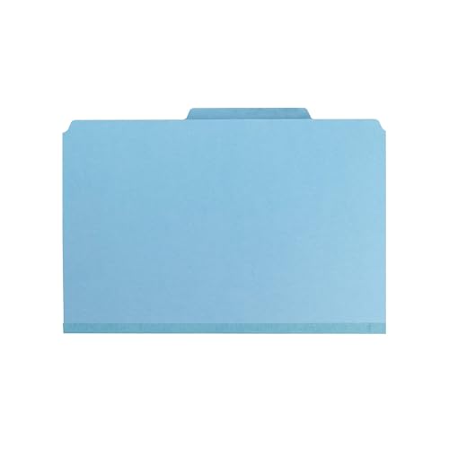 Smead pressboard classification file folder with SafeSHIELD fasteners