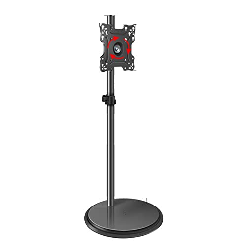 Soporte Universal para TV, Monitor LCD de 24 a 43 Pulgadas, Soporte móvil, Carrito de Suelo, Pantalla táctil, Ordenador, TV, Conferencia, Vertical, Capacidad VESA 200 x 200, 30 kg
