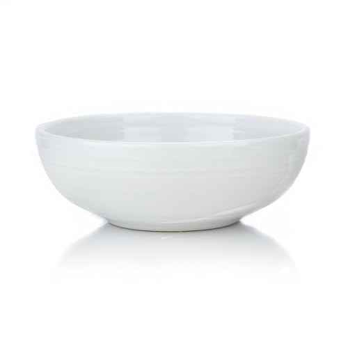 Fiesta Medium Bistro Bowl 38oz Ceramic White Made in USA