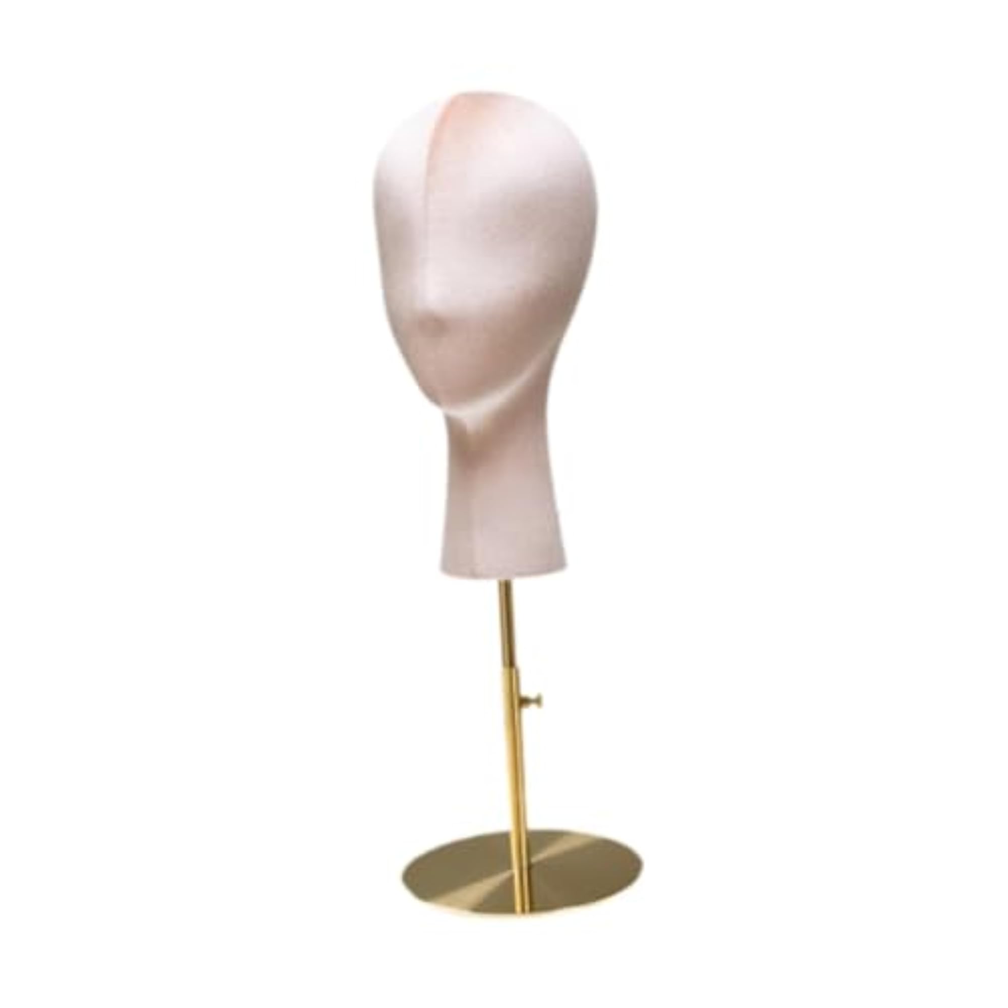 Mannequin Head Hat Rack for Jewelry and Wigs, Pink