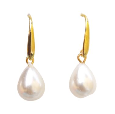 White Southsea Baroque Pearl Gold Earrings (B0D4B5VRJS) Amazon Price History, Amazon Price Tracker