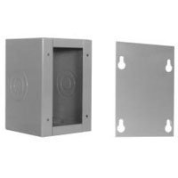 Milbank 12124-SC1 NEMA 1 Polyester Powder Coated Steel Electrical Box, Electric Box, Screw Cover Junction Box 12 Inch x 12 Inch x 4 Inch ANSI 61 Gray, Color