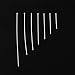 BEADIA 925 Sterling Silver Flat Head Pins 0.5x15mm 40pcs for Jewelry Making Findings