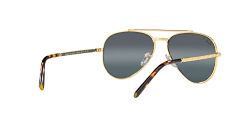 Image of Ray-Ban Unisex Rb3625 New Aviator Aviator Sunglasses
