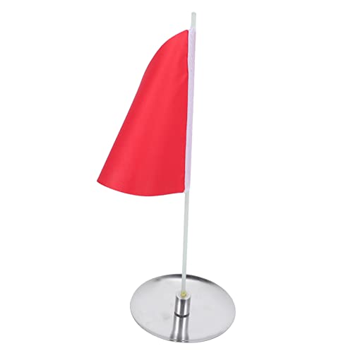 POPETPOP Golf Hole Cup Flagstick Set Golfing Practice Flags Cup Tray Lightweight Compact Golf Training