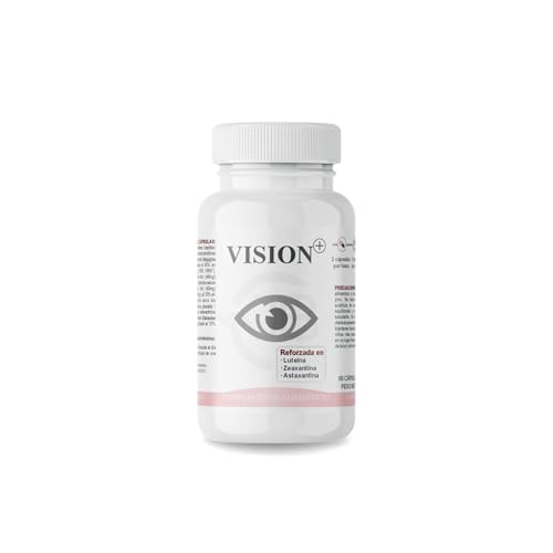 JANINE BENOIT | Vision+ | Con Luteína, Zeaxantina, Astaxantina, Licopeno, Zinc y Vitamina C Natural | Protección Ocular, Agudeza Visual y Antioxidantes | 60 Cápsulas Vegetales
