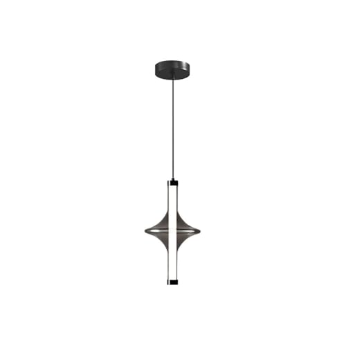 Lampe suspendue argentée design art moderne en verre haut de gamme
