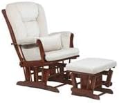 212 Main Alice Glider Chair & Ottoman with Pillow Espresso