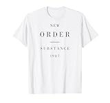 Front and back design New Order Substance Coral T-Shirt